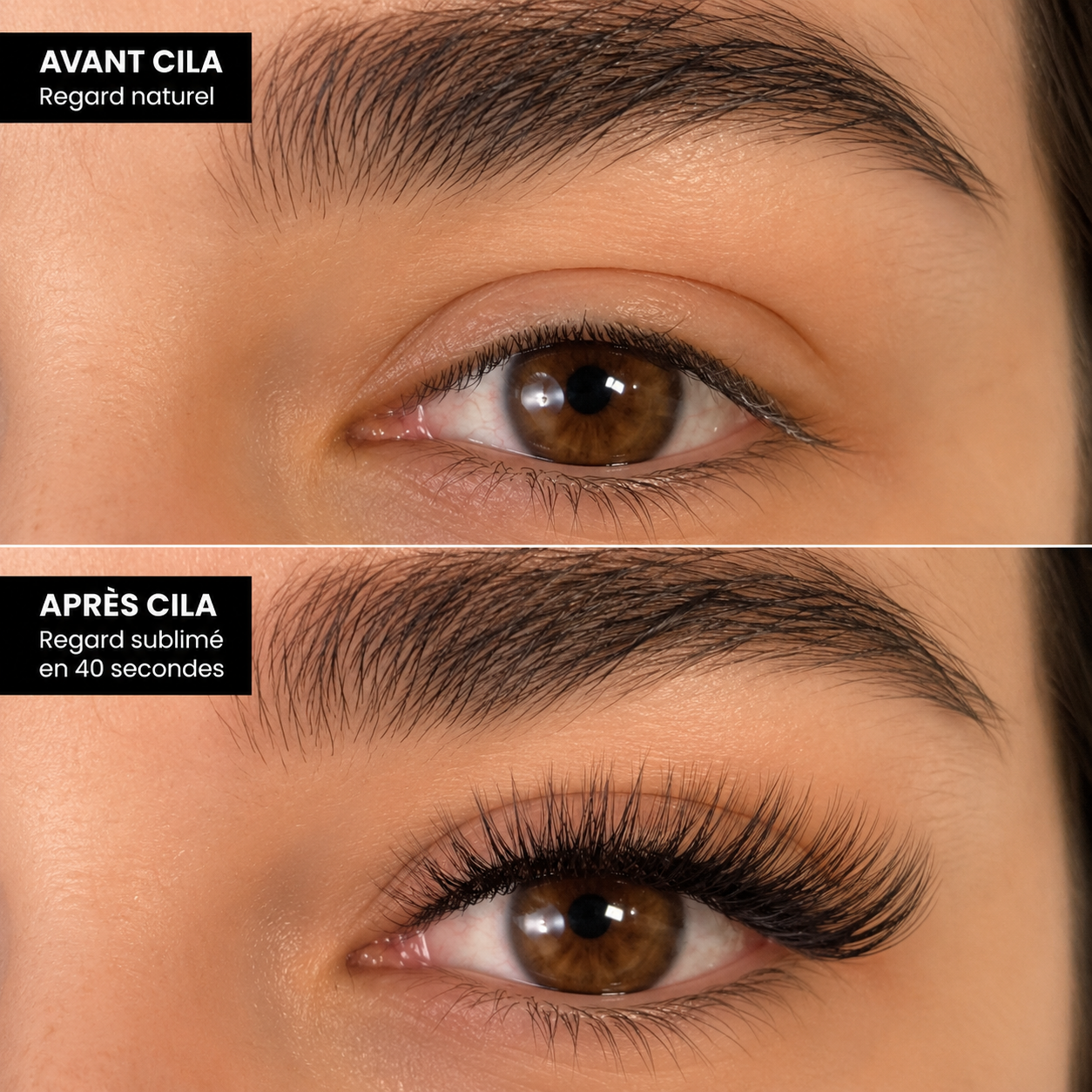 Abibir | Grappes de Cils Pré-Collées – Volume Intense
