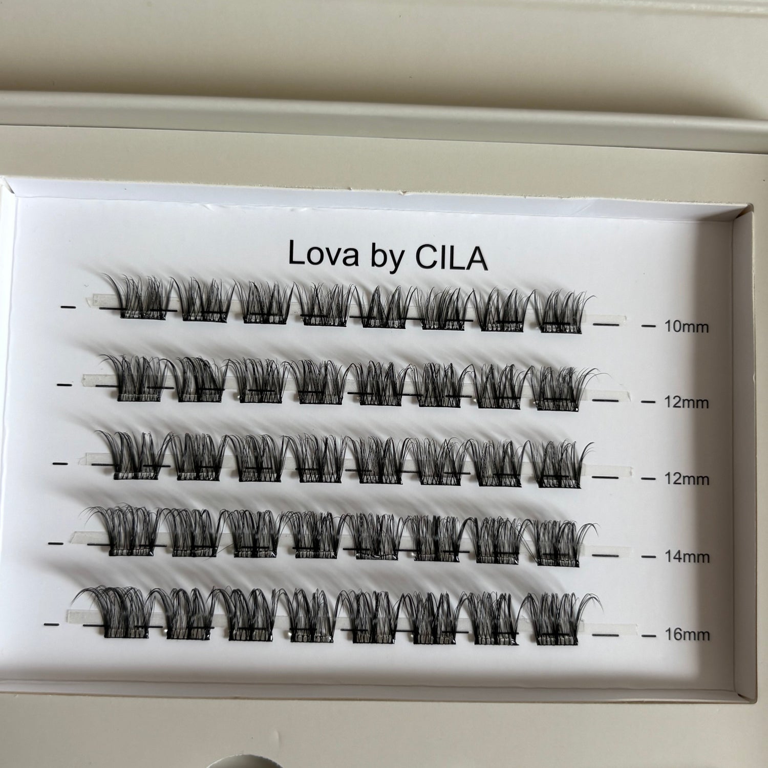 Lova Effet Naturel  Grappes de cils pré collés