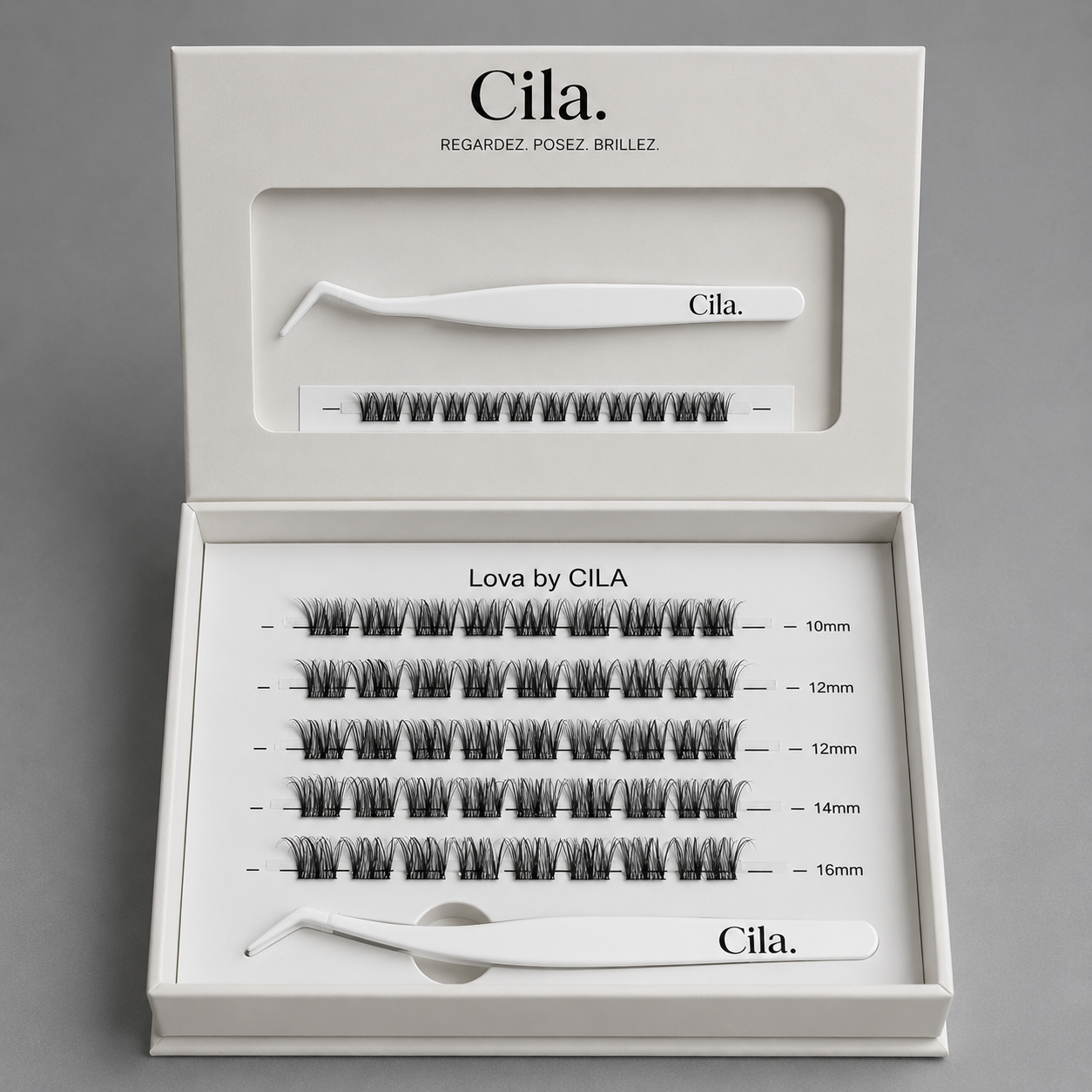 Lova Effet Naturel  Grappes de cils pré collés